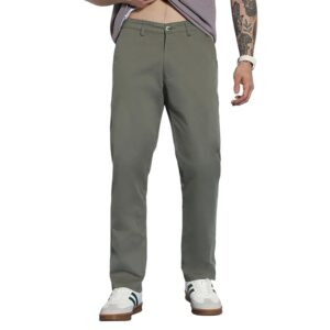 Urbano Fashion Men's Slim Fit Mid Rise Cotton Casual Chinos Trousers Stretch