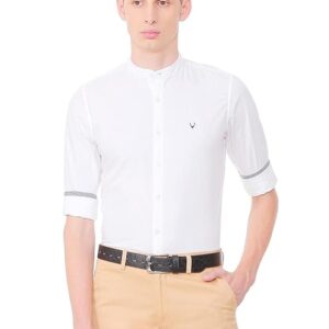 Allen Solly Men's 100% Cotton Slim Fit Shirt