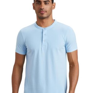 Amazon Brand - Symbol Men's Cotton Rich Polo T Shirt | Mandarin Collar Tshirts | Half Sleeves | Plain - Regular Fit (Available in Combo Packs)