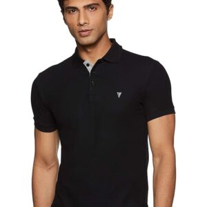 Van Heusen Men's Cotton Regular Fit Polo T-Shirt