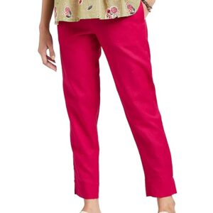 Amazon Brand - Myx Women's Cotton Rich Slim Pants