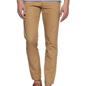 Amazon Brand - Symbol Men's Regular Fit Mid Rise Trouser