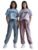 Fflirtygo Cotton Solid Joggers/Track Pant/Solid Pajama/Leggings �100% Export Quality Soft Cotton Night Wear/Pocket Pyjama for Women Combo Pack of 2Pcs, Blue and Grey