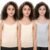 Adira | Cotton Camisole for Beginners | Beginners Cami for Puberty | Flat Padding for Nipple Coversage | Confidence for School & Home | Soft Stretchy Cotton | Pack of 3