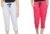Club A9 Womens Pure Cotton Solid Capri