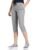 Enamor Women’s Stretch Fit Mid Rise Capri