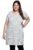In Love Women’s Plus Size Cotton Long-line All Over Printed T-Shirt with Pocket